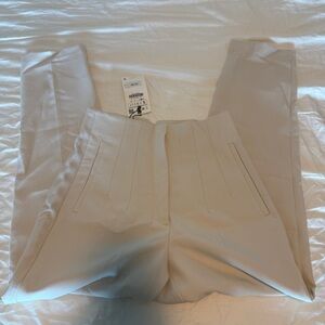 Zara Cream Women's Trousers